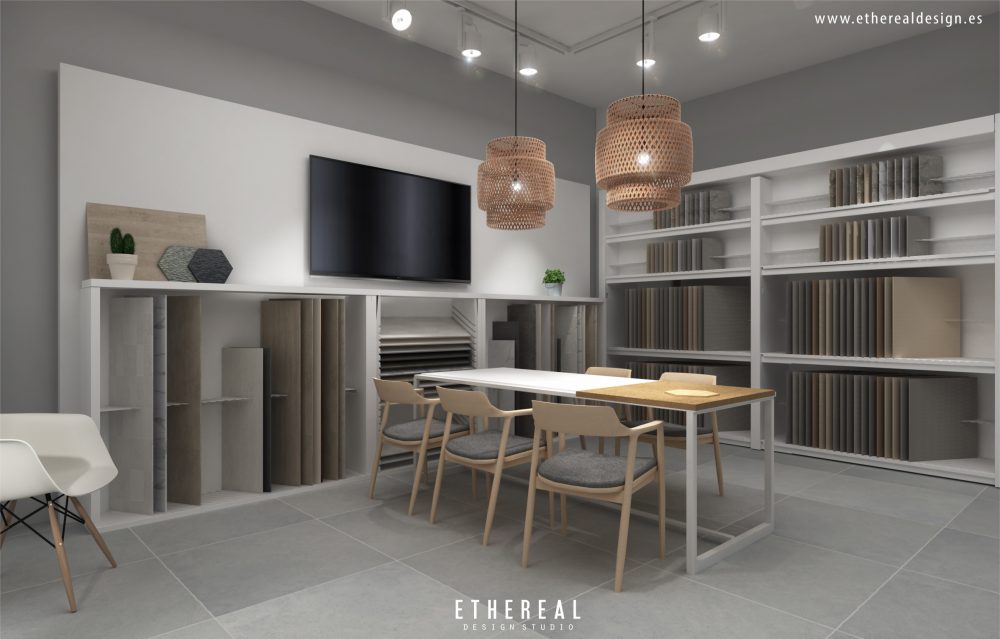 Diseño interiores: Tienda Martec Showroom -Ethereal Design -Trabajos